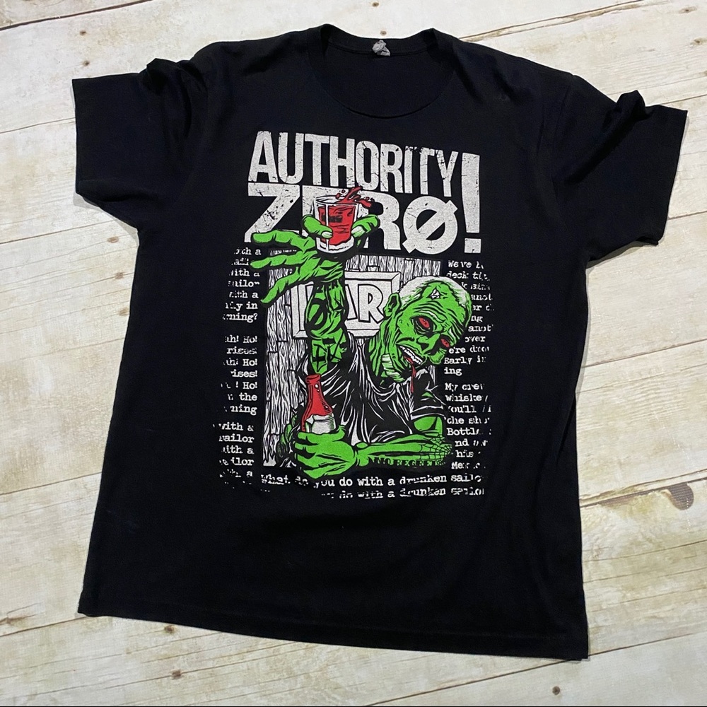 Zombie authority zero shirt